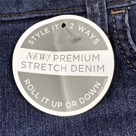 Lee Riders Mid Rise Capri Jeans - Size 22M - NWT - Picture 4 of 7